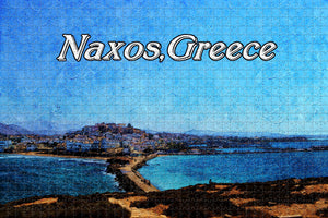 Greece Old Town Naxos Jigsaw Puzzle Wooden 1000 Piece