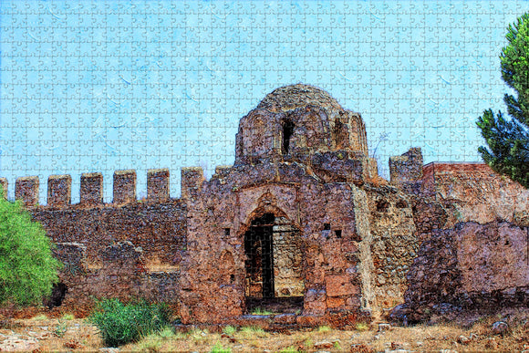 Turkey  Byzantine Castle Antalya Alanya Jigsaw Puzzle Wooden 1000 Piece