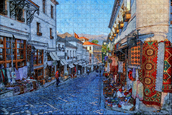 Gjirokaster Albania Jigsaw Puzzle Wooden 1000 Piece