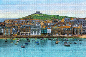 UK England Saint Nicholas Chapel St Ives Jigsaw Puzzle Wooden 1000 Piece