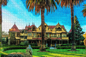 USA America Winchester Mystery House San Jose Jigsaw Puzzle Wooden 1000 Piece