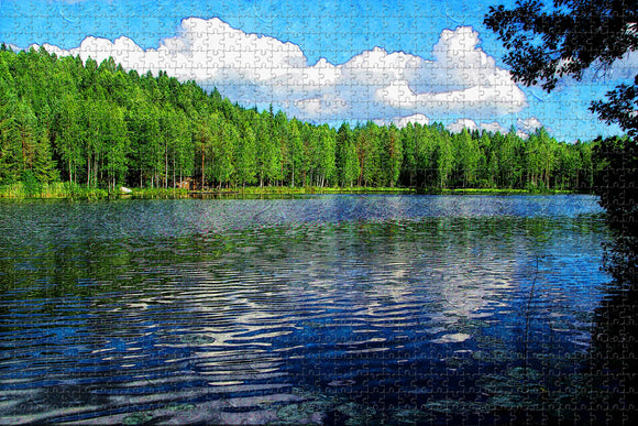 Finland Repovesi National Park Kouvola Jigsaw Puzzle Wooden 1000 Piece