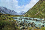 New Zealand Hooker Valley Track Jigsaw Puzzle Wooden 1000 Piece