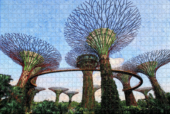 Singapore Jigsaw Puzzle Wooden 1000 Piece