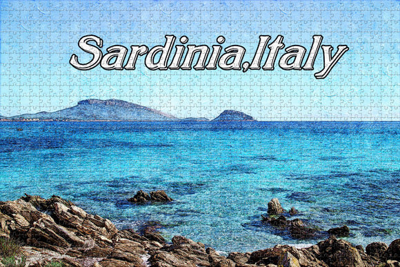 Italy Sardinia Jigsaw Puzzle Wooden 1000 Piece