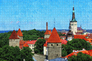 Toompea Hill Estonia Jigsaw Puzzle Wooden 1000 Piece