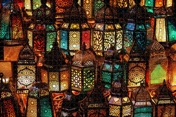 Egypt Cairo Lamps Jigsaw Puzzle Wooden 1000 Piece