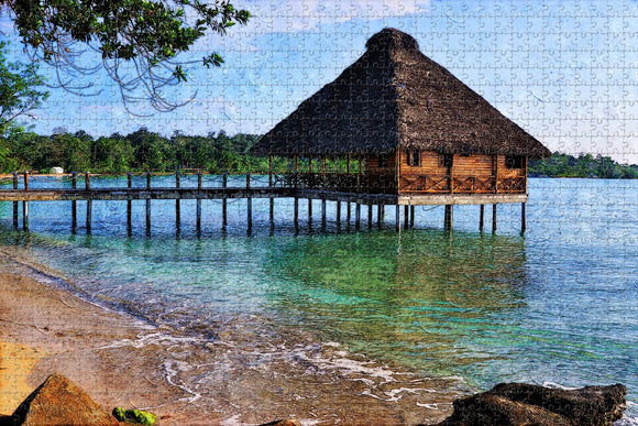 Bocas Del Toro Island Beach Panama Jigsaw Puzzle Wooden 1000 Piece