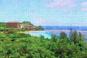 USA America Guam Beach Jigsaw Puzzle Wooden 1000 Piece