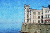 Italy Miramare Castle Trieste Jigsaw Puzzle Wooden 1000 Piece