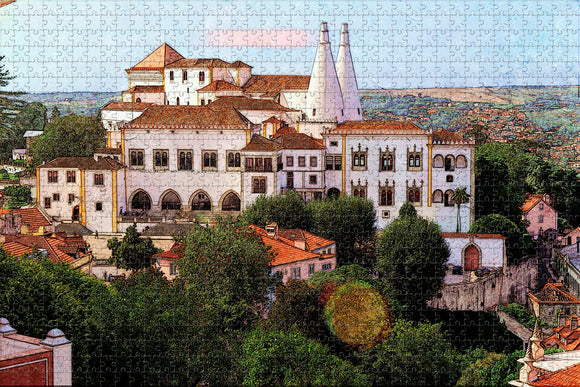 Portugal Sintra Palace Jigsaw Puzzle Wooden 1000 Piece