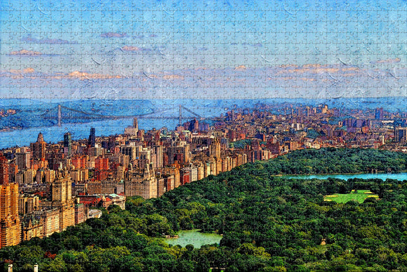 Central Park Manhattan New York USA Jigsaw Puzzle Wooden 1000 Piece