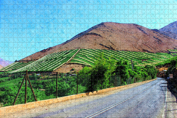 Elqui Valley Pisco Chile Jigsaw Puzzle Wooden 1000 Piece