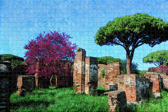 Italy Ostia Antica Jigsaw Puzzle Wooden 1000 Piece