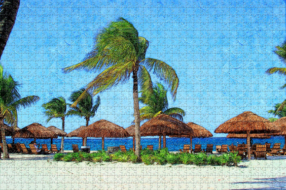 Mexico Beach Cozumel Jigsaw Puzzle Wooden 1000 Piece