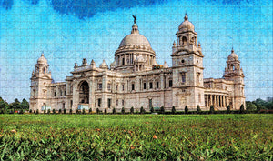 India Victoria Memorial Kolkata Jigsaw Puzzle Wooden 1000 Piece