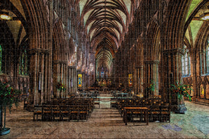 UK England Lichfield Cathedral Jigsaw Puzzle Wooden 1000 Piece