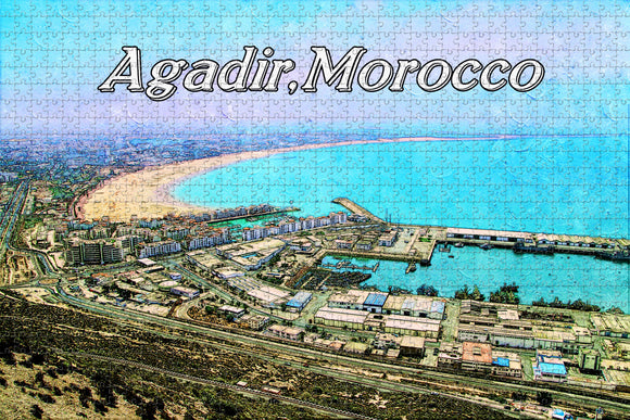 Morocco Agadir Jigsaw Puzzle Wooden 1000 Piece