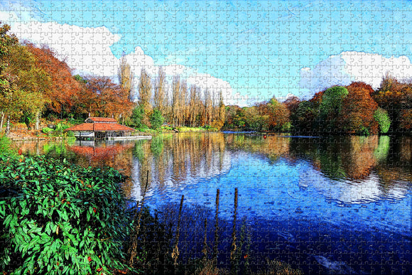 UK England Walsall Arboretum Jigsaw Puzzle Wooden 1000 Piece