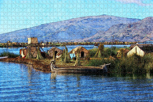 Titicaca Lake Peru Jigsaw Puzzle Wooden 1000 Piece