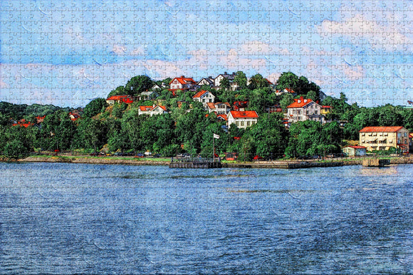 Sweden Southern Goteborg Archipelago Gothenburg Jigsaw Puzzle Wooden 1000 Piece