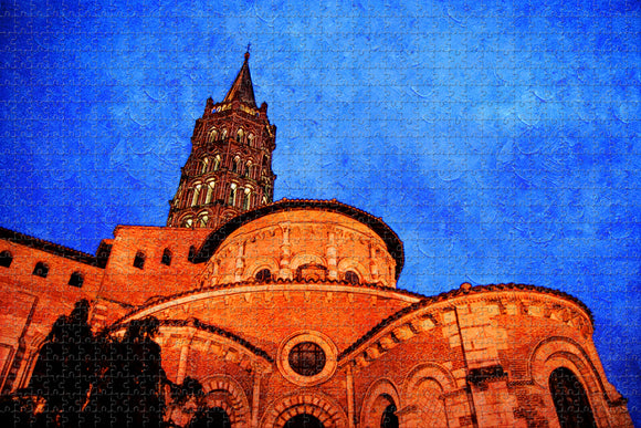 France Basilica of St. Sernin Toulouse Jigsaw Puzzle Wooden 1000 Piece