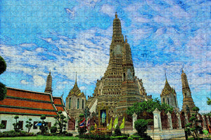 Thailand Wat Arun Bangkok Jigsaw Puzzle Wooden 1000 Piece