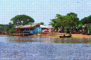 Kotu Beach Gambia Jigsaw Puzzle Wooden 1000 Piece