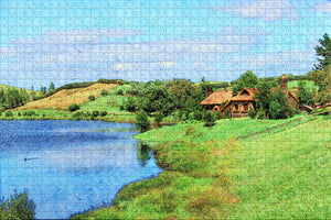 New Zealand Lake Rotorua Rotorua Jigsaw Puzzle Wooden 1000 Piece