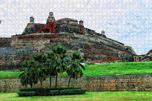 Colombia Castle of San Felipe de Barajas Cartagena Jigsaw Puzzle Wooden 1000 Piece