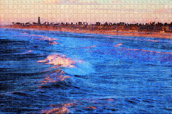 Anaheim Coast USA Jigsaw Puzzle Wooden 1000 Piece