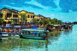 Vietnam Old Town Hoi An Jigsaw Puzzle Wooden 1000 Piece