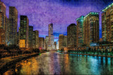 Деревянный пазл "Река Чикаго, Иллинойс, США", 1000 деталей