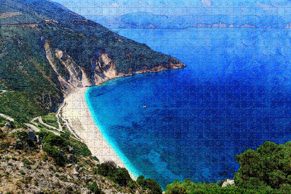 Greece Kefalonia Jigsaw Puzzle Wooden 1000 Piece