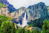 America USA Yosemite Falls California Jigsaw Puzzle Wooden 1000 Piece