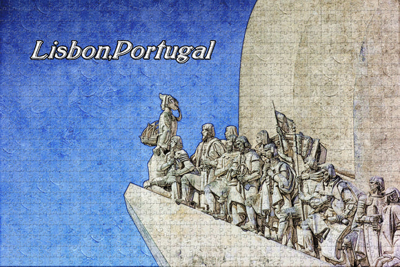 Portugal Lisbon Palace Jigsaw Puzzle Wooden 1000 Piece