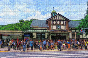 Train Station Harajuku Tokyo Japan Jigsaw Puzzle Wooden 1000 Piece