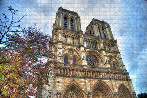 France Amiens Cathedral Jigsaw Puzzle Wooden 1000 Piece