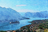 Montenegro Kotor Yacht Jigsaw Puzzle Wooden 1000 Piece