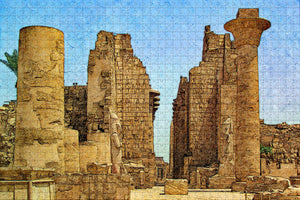 Egypt Luxor Temple Jigsaw Puzzle Wooden 1000 Piece