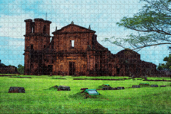 Brazil Missions Jesuitas Jigsaw Puzzle Wooden 1000 Piece