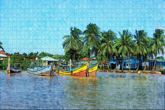 Paramaribo Suriname Jigsaw Puzzle Wooden 1000 Piece