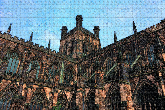 UK England Chester Cathedral Jigsaw Puzzle Wooden 1000 Piece