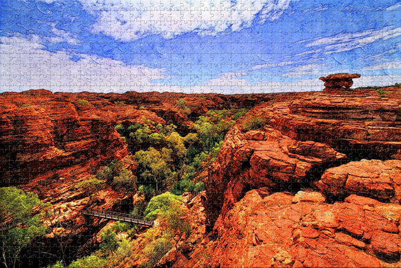 Australia Kings Canyon Northern Territory Jigsaw Puzzle Wooden 1000 Piece