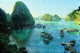 Vietnam Cat Ba Island Ha Long Bay Jigsaw Puzzle Wooden 1000 Piece