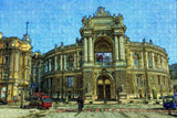 Ukraine Odessa Theatre Teatralnaya Square Jigsaw Puzzle Wooden 1000 Piece