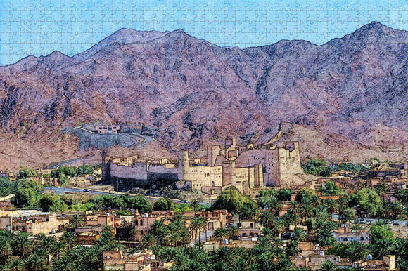 Oman Castle Jigsaw Puzzle Wooden 1000 Piece