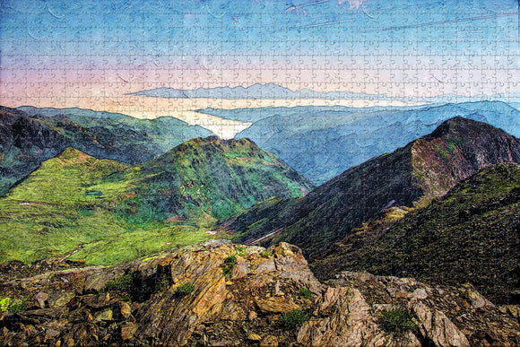 Andorra Alpine Jigsaw Puzzle Wooden 1000 Piece