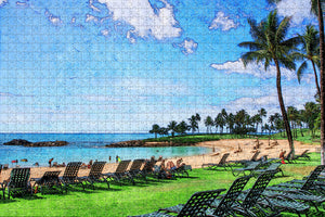 Lagoon Ko Olina Hawaii USA Jigsaw Puzzle Wooden 1000 Piece