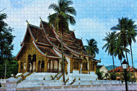 Royal Palace Museum Luang Prabang Laos Jigsaw Puzzle Wooden 1000 Piece